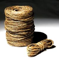 Real waxed twine - lets you manipulate the stocks when fitting the bag